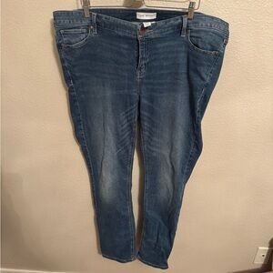 Lane Bryant low rise magic waist jeans